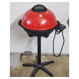 George Foreman Outdoor Electric Grill on Stand