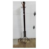 64" H Antique Metal Hat Tree