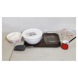 Pyrex Measuring Cups, Mixing Bowls, etc