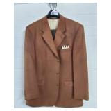 Canadian Brown Blazer Jacket & Black Pants, Size