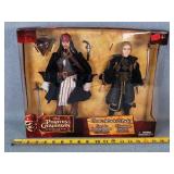 Captain Jack Sparrow & Elizabeth Swann Figures