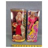 Christmas Carol & Superstar Barbie Dolls