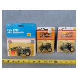 3- 1/64 Ford Tractors