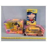 Skool Bus Pontoon Boat, Popping Rockers Set