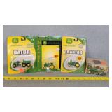 3- 1/64 John Deere Tractors & JD Gator