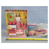 Barbie & Kelly Set & 1/24 Nascar Model Kit