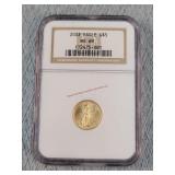 Graded 2003 $5 Gold Eagle - MS69 1/10 oz.