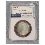 1880 S Morgan Silver Dollar MS66+