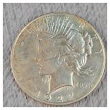 1927 D Peace Dollar