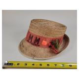 Vintage MM Straw Hat - Medium