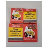 4- Vintage MM OH Advertising Matchbooks