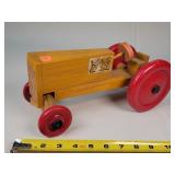 Vintage MM Wooden Tractor 12"l