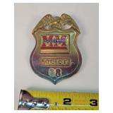 Vintage MM Factory Police Badge