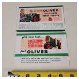 2- Oliver Post Cards