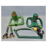 3- Lawn / Garden Sprinklers & 2- Splitters