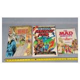 MAD, Bible, & Fantastic 4 Comic Books