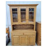 Solid Oak Quality China Hutch 48"x80"t