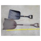 Short Snow Shovel & Scoop Shovel