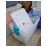 3- 15x22 Clear Storage Totes