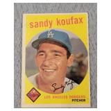 Topps 1959 Sandy Koufax Baseball Card