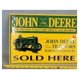 John Deere Collector Sign 11x15 - Aluminum