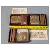 1989, 1990, 1991 John Deere Calendar Medallions