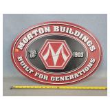 Morton Building Tin Sign 17x24