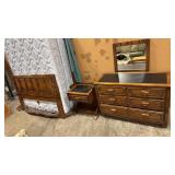 3 PC. FULL BEDROOM SET INCLUDING: DRESSER W/