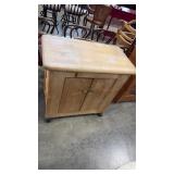 ROLLING KITCHEN ISLAND 36" X 20" X 35.5"