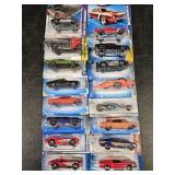 16 HOT WHEEL COLLECTOR CARS IN BOXES