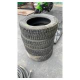 4 205/60R16 STUDDED SNOW TIRES EACH 4X$