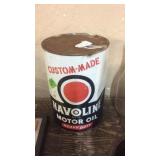 VINTAGE HAVOLINE MOTOR OIL CAN, FULL