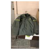 NORTHFACE GREEN PARKA, XL