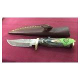 DEMASCUS STEEL KNIFE & SHEATH