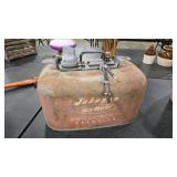 ANTIQUE JOHNSON MILEMASTER FUEL TANK