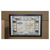 TOMBSTONE MINING DISTRICT FRAMED ART 39"X27"