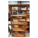 5-TIER BOOKSHELF 27" X 11" X 63"