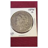 1895-O MORGAN SILVER DOLLAR