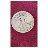 1942 WALKING LIBERTY SILVER HALF DOLLAR