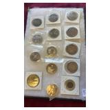 GROUP OF 14 RUSSIAN COINS