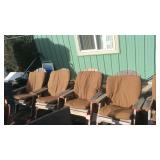 GROUP OF 8 ADIRONDACK CHAIRS