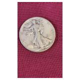 1945 WALKING LIBERTY SILVER HALF DOLLAR