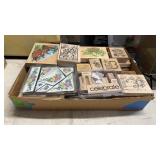 BX OF RUBBER STAMPS SOME STAMPIN UP SETS