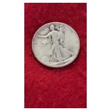 1937 WALKING LIBERTY SILVER HALF DOLLAR