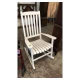 WHITE WOOD ROCKER