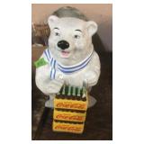 GIBSON COCA COLA BEAR COOKIE JAR