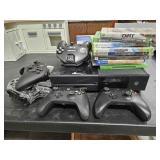 XBOX NO CORD CONTROLLERS & GAMES