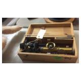 FRENCHFIELD MICROSCOPE IN WOOD BOX