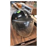 VINTAGE  BLACK BAHA 500 HELMET W/ FACE SHIELD, SZ