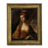 O/C JAMES NORTHCOTE, PORTRAIT OF A LADY, INSCRIBED